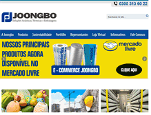 Tablet Screenshot of joongbo.com.br